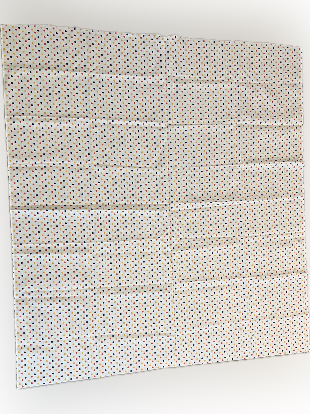 Vintage New Polka Dot Cotton Fabric Panel Multicolor Dots Sewing Craft Art